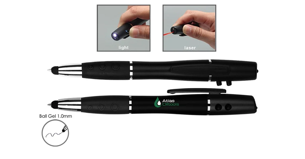 MIB - LED, Laser Pointer & stylus Ball Gel Pen - Image 3