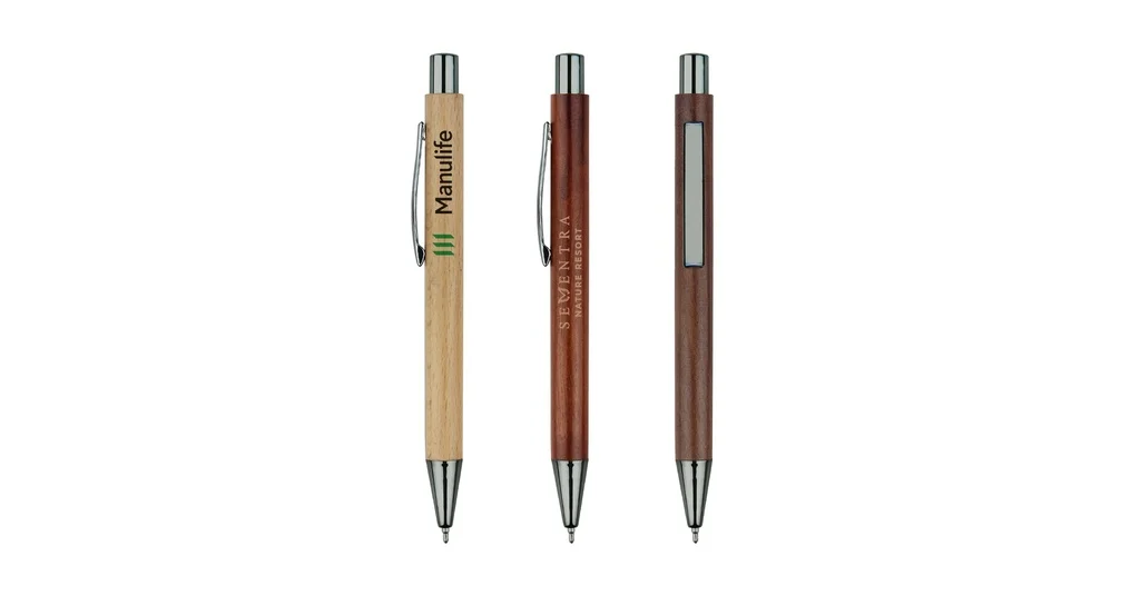 SILVERLEAF - Wood Ball Gel Pen