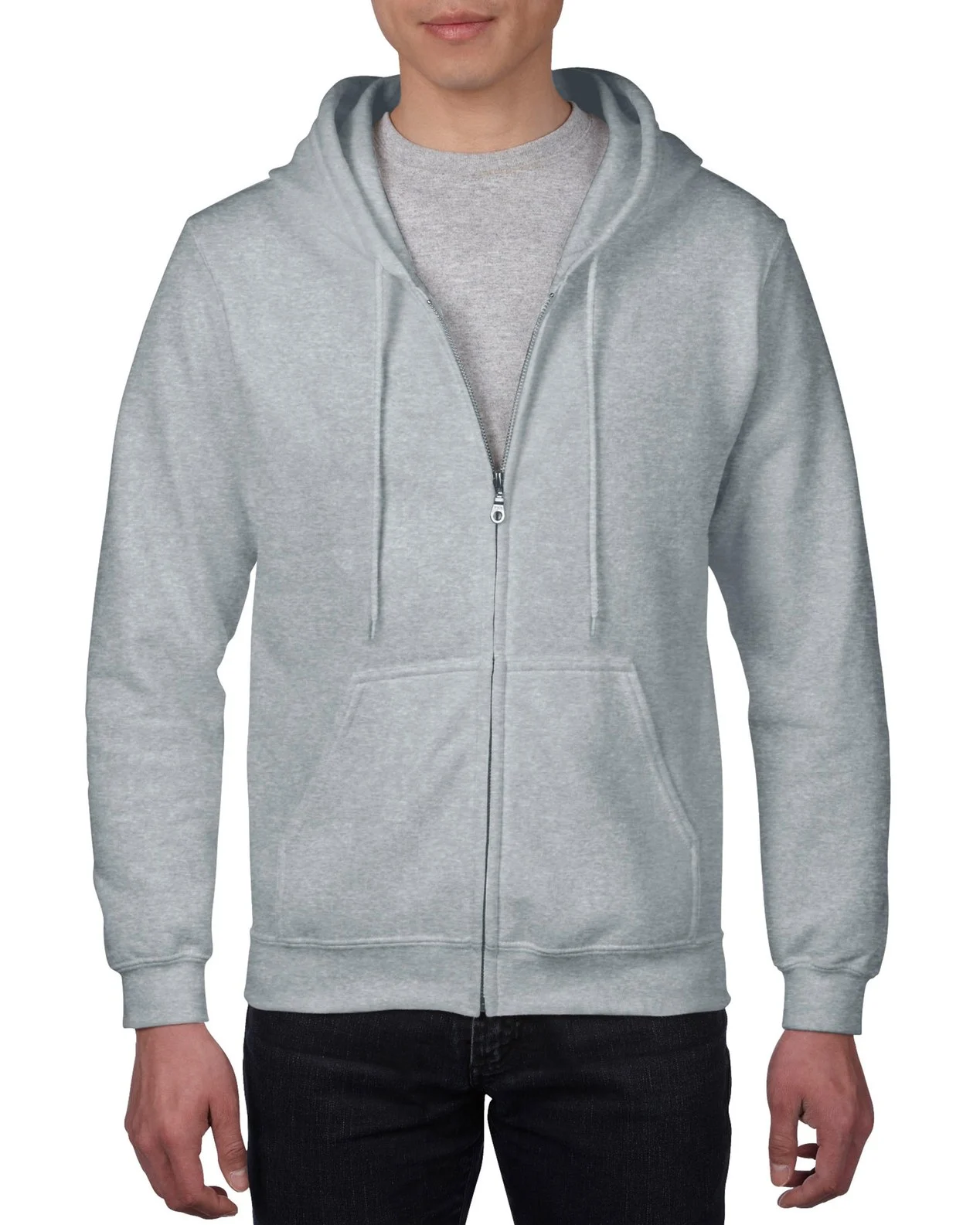 Gildan Heavy Blend Adult Full Zip Hooded Sweatshirt (88600) - Image 4