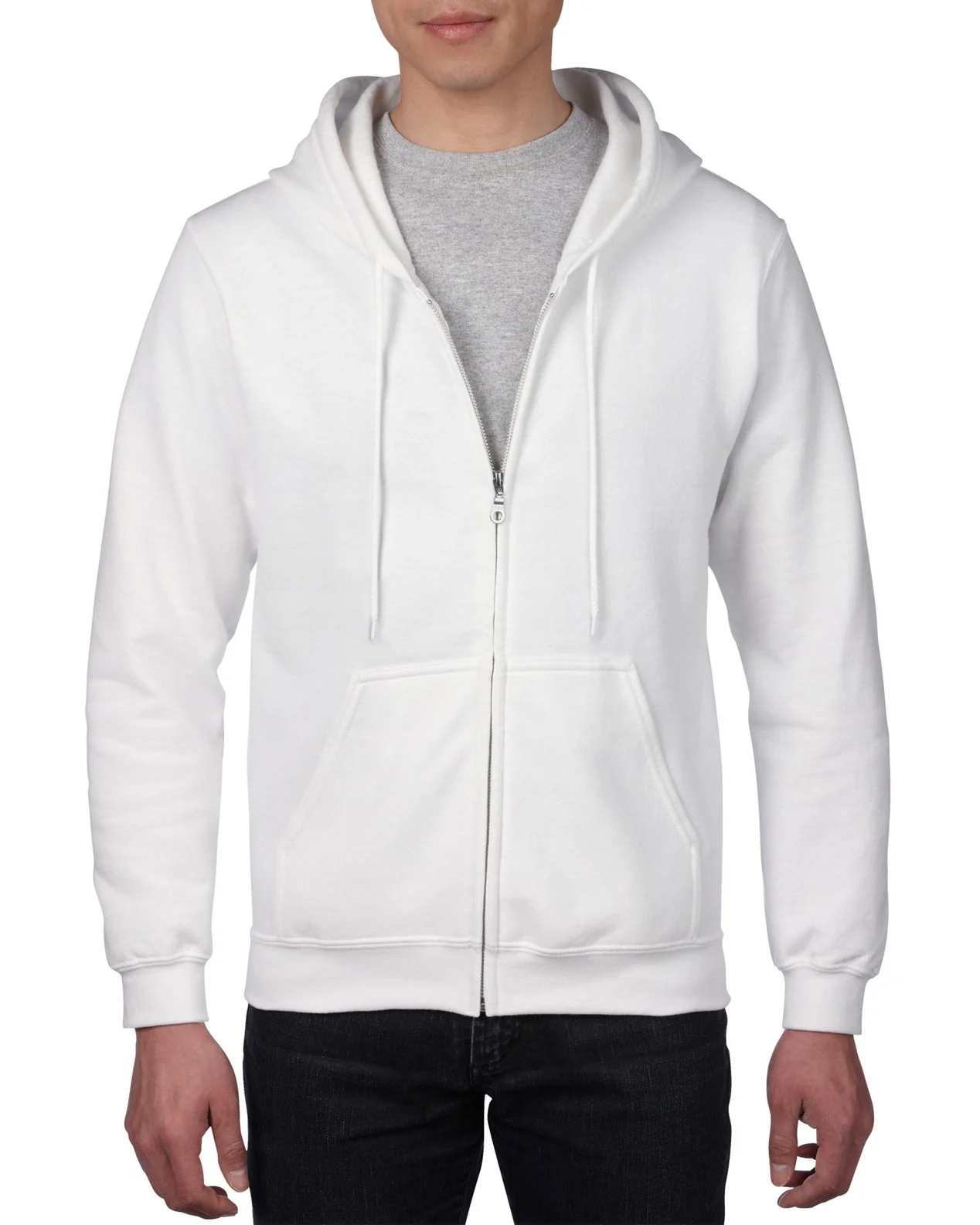 Gildan Heavy Blend Adult Full Zip Hooded Sweatshirt (88600) - Image 2