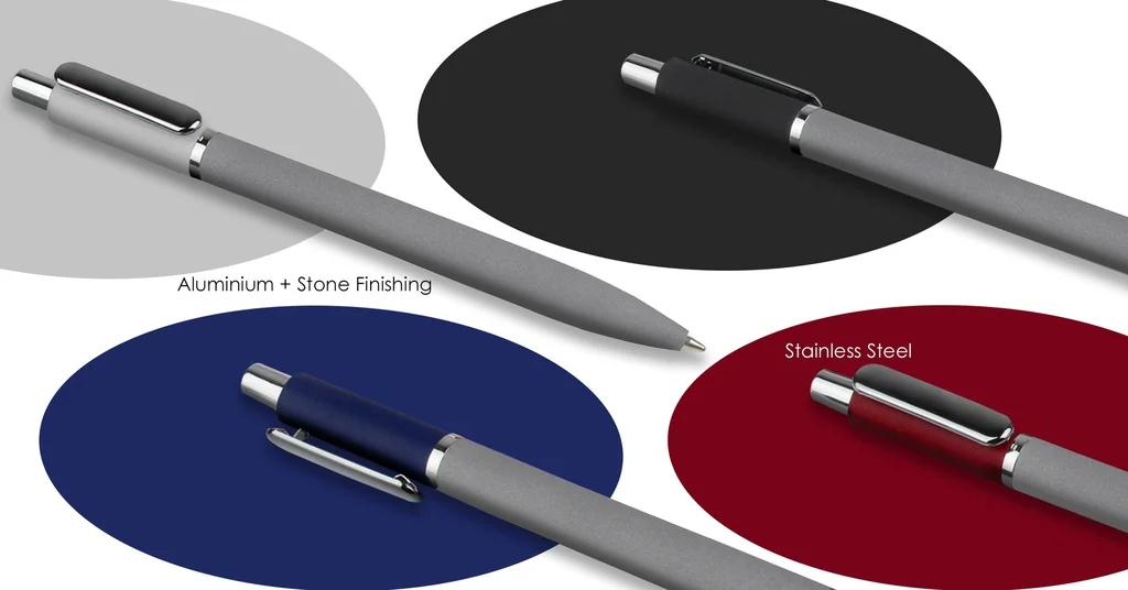 GRYT - Stone-finish Metal Pen - Image 4