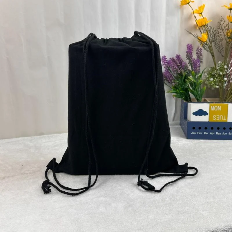 Canvas Drawstring Bag (ACAN323) - 34.5 x 40 cm - Image 6