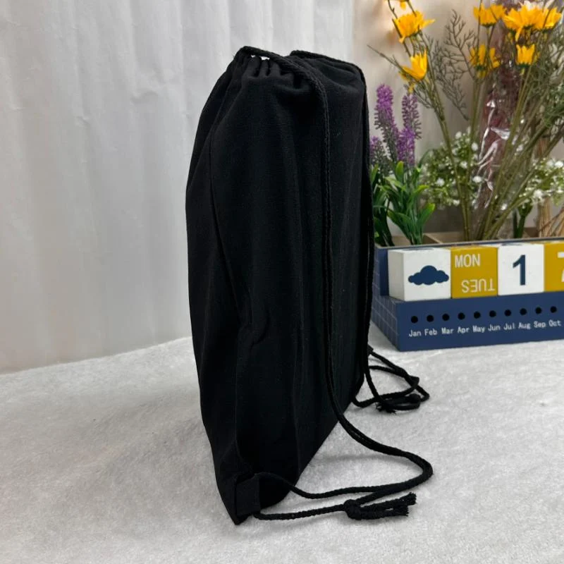 Canvas Drawstring Bag (ACAN323) - 34.5 x 40 cm - Image 5