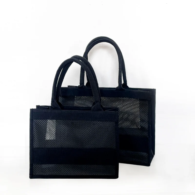 Mesh Tote Bag - Small (ACAN336) - 27 x 21 x 11 cm - Image 5