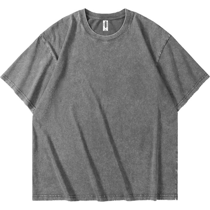 Vintage Snowflake Washed Tee - Print with Green Cotton