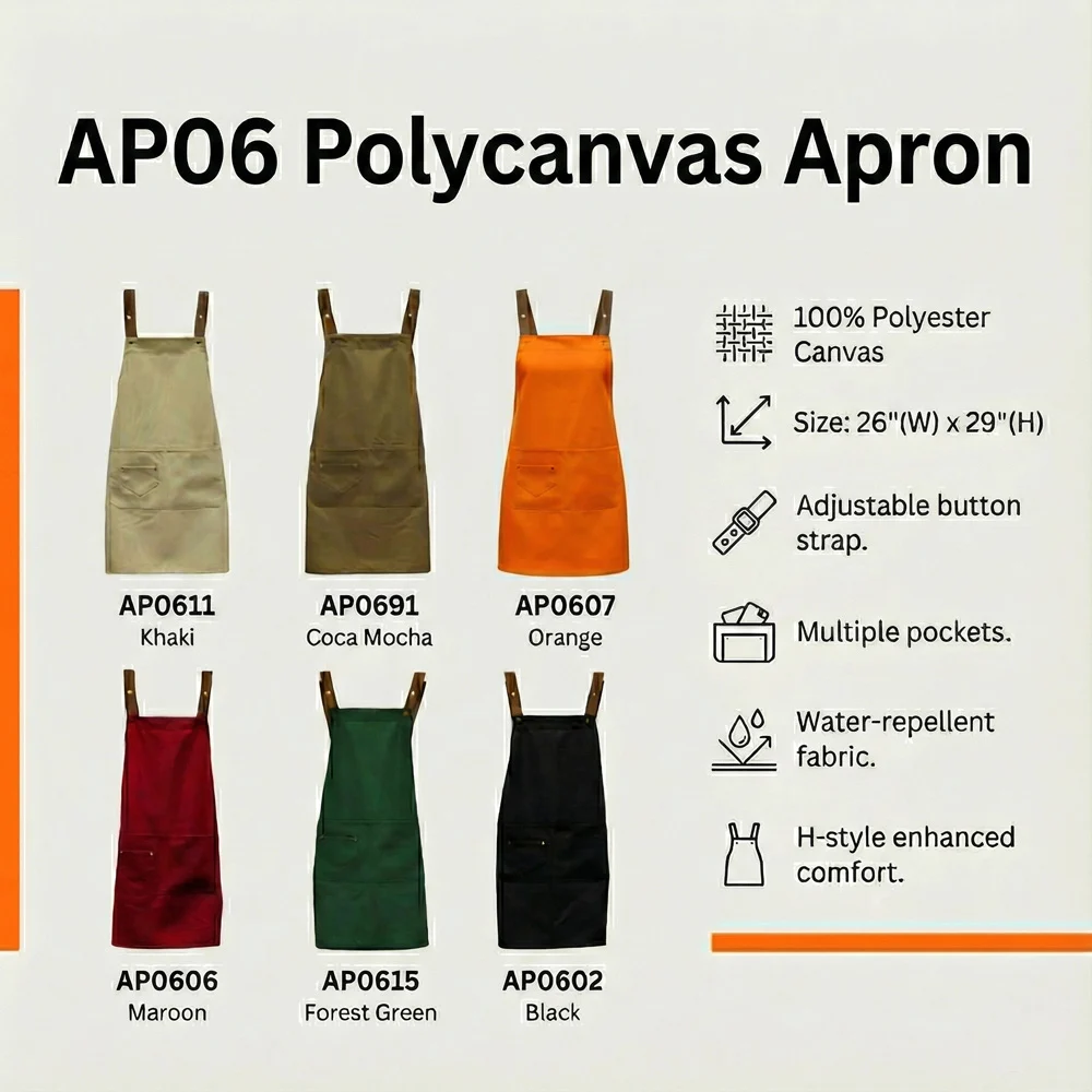 Polyester Canvas Apron (AP06)