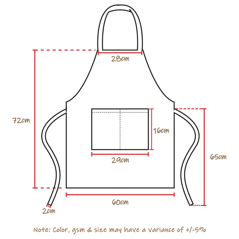 Waterproof Polyester Apron (APR-W1) - Image 2