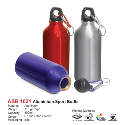 Aluminium Sport Bottle 400ml (ASB1021)