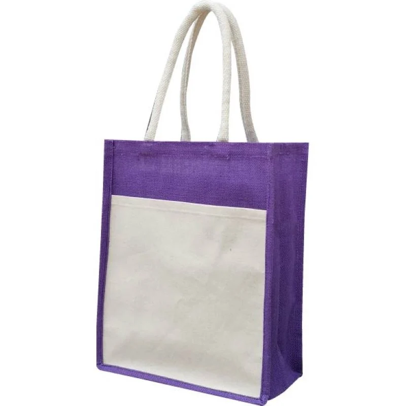 Laminated Jute Bag (CAN157) - 30.5 x 37 x 14 cm - Image 11
