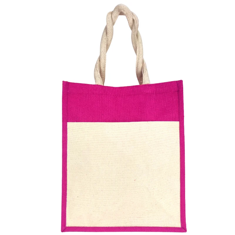 Laminated Jute Bag (CAN157) - 30.5 x 37 x 14 cm - Image 9