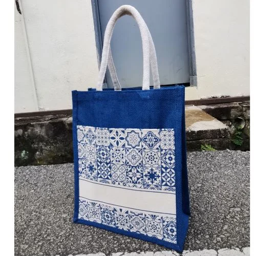 Laminated Jute Bag (CAN157-M10) - 30.5 x 37 x 14 cm - Image 3