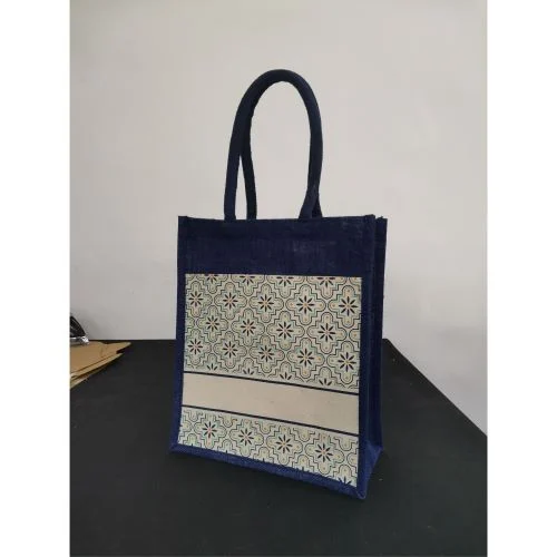 Laminated Jute Bag (CAN157-M11) - 30.5 x 37 x 14 cm - Image 3