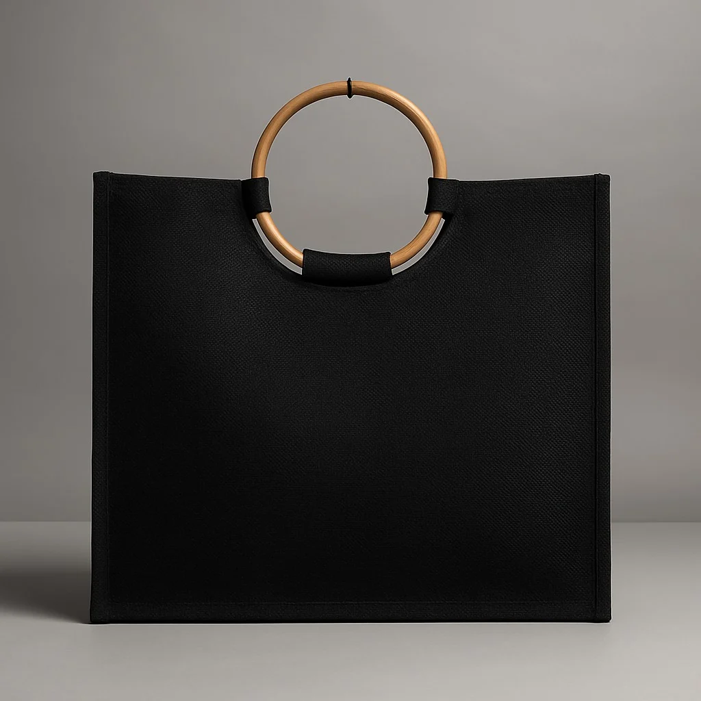 Laminated Jute Bag (CAN263) - 25 x 21 x 15 cm - Image 2