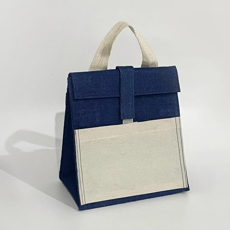Laminated Jute Cooler Bag (CANC307) - 24 x 25 x 15.3 cm - Image 4