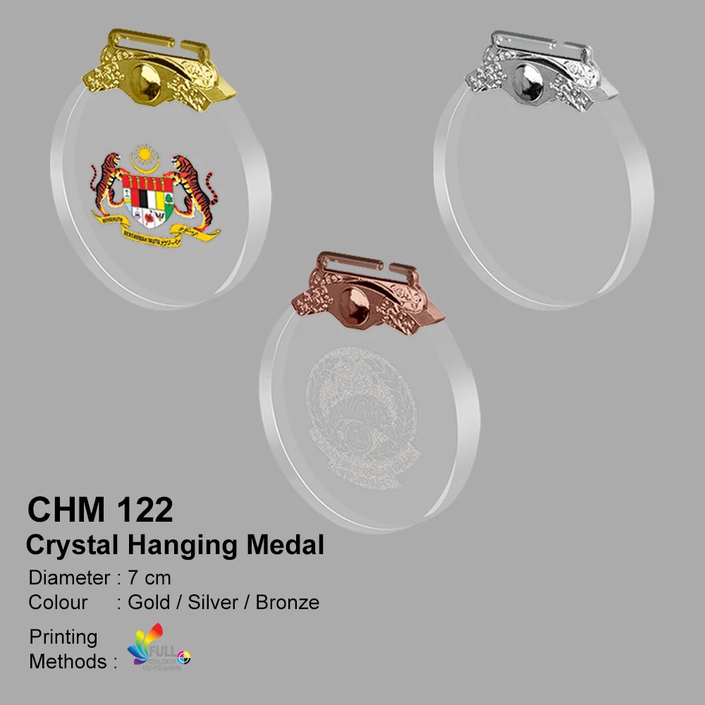 Crystal Hanging Medal (CHM122)