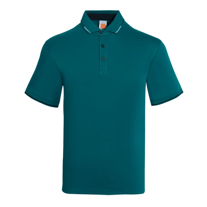 CVC Cotton Interlock Polo - 210gsm (CI13) - Image 4
