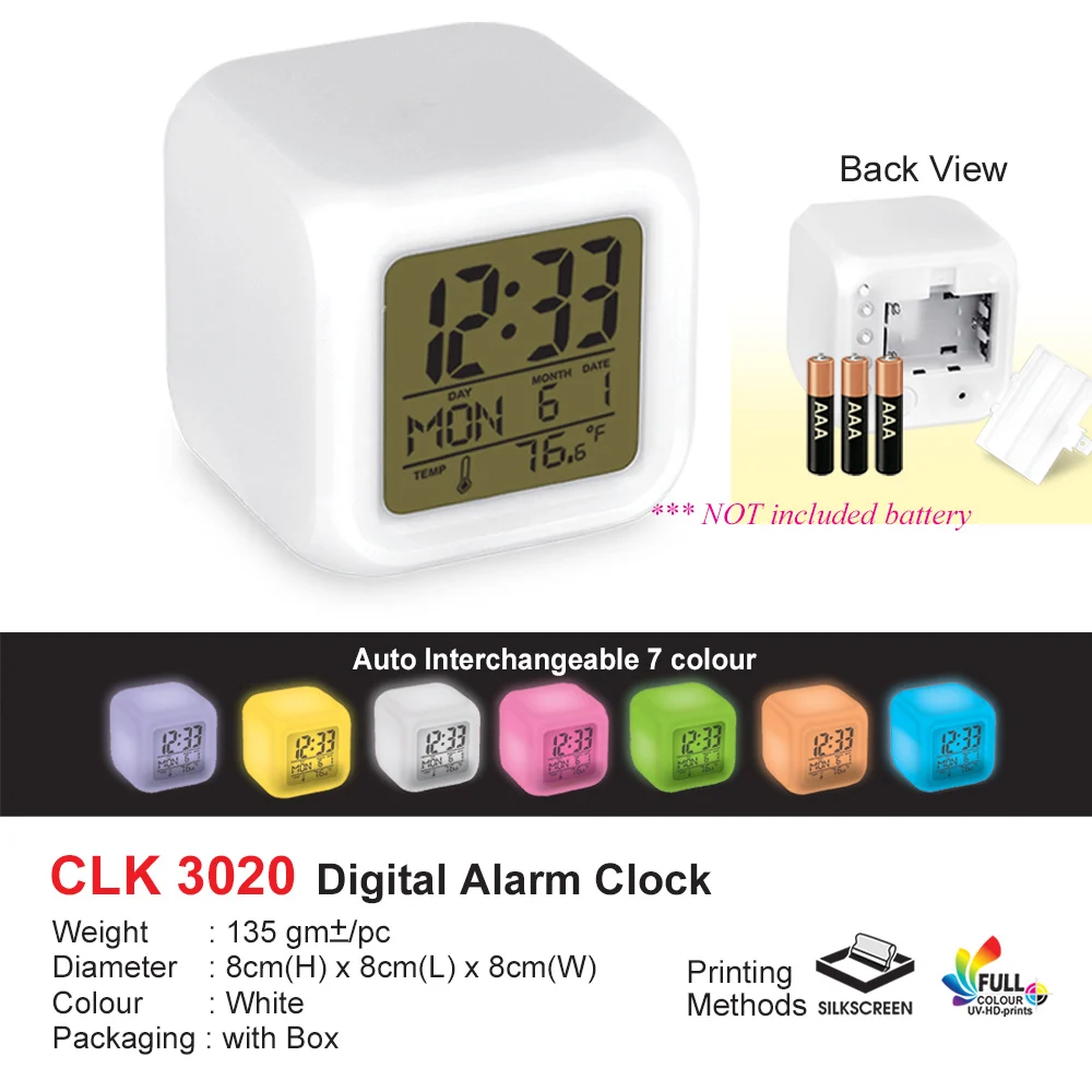 Digital Alarm Clock (CLK3020)