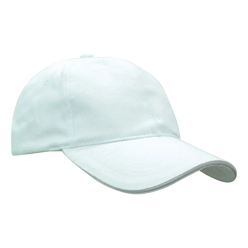 Monochrome Cotton 6-Panel Cotton Brush Cap (CP01) - Image 15