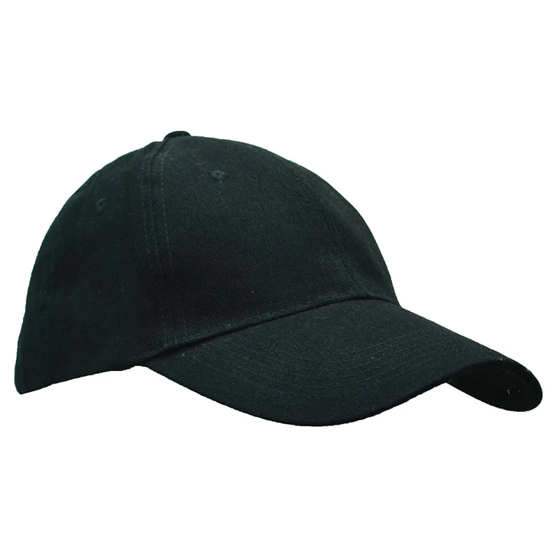 Monochrome Cotton 6-Panel Cotton Brush Cap (CP01) - Image 14