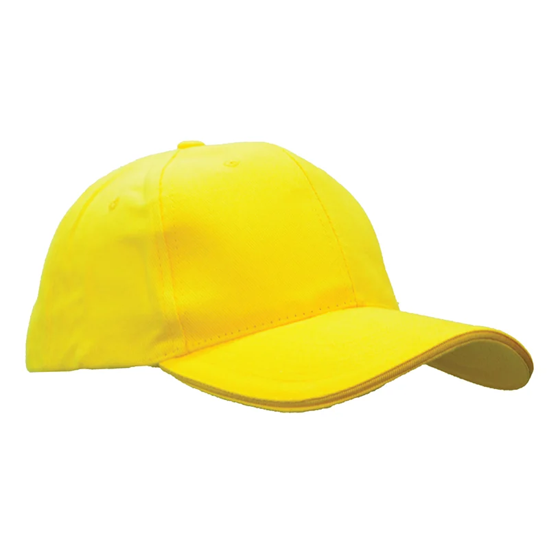 Monochrome Cotton 6-Panel Cotton Brush Cap (CP01) - Image 12