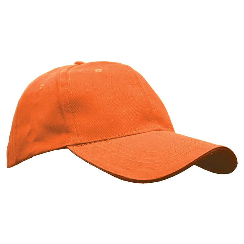 Monochrome Cotton 6-Panel Cotton Brush Cap (CP01) - Image 11
