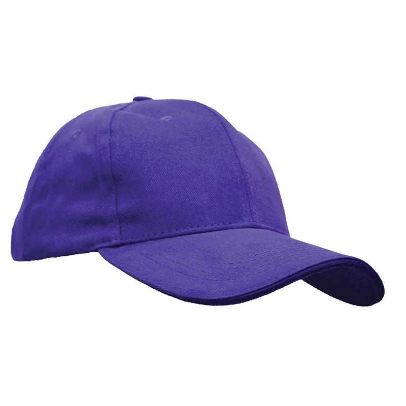 Monochrome Cotton 6-Panel Cotton Brush Cap (CP01) - Image 7