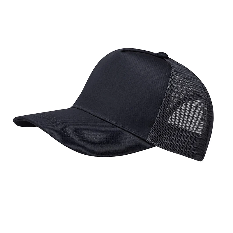 5 Panel Cotton Twill Mesh Trucker Cap (CP03) - Image 2