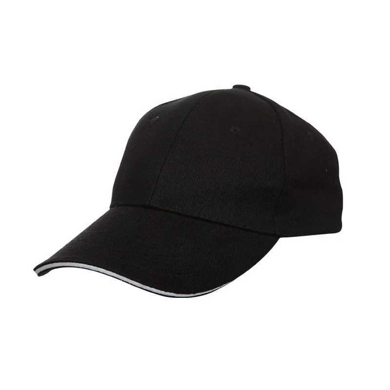 Baseball 6-Panel Cotton Brush Cap (CP03) - Image 9