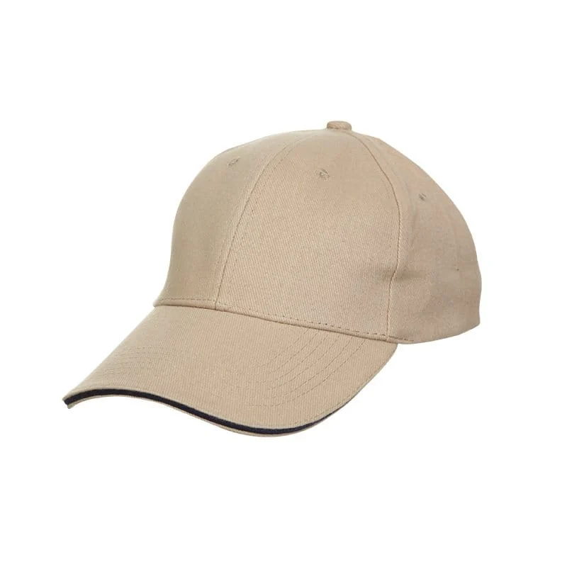 Baseball 6-Panel Cotton Brush Cap (CP03) - Image 4
