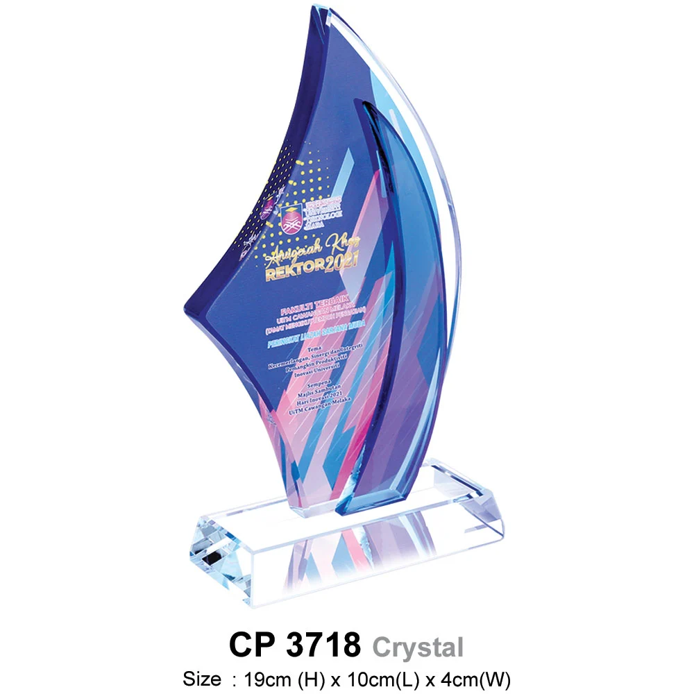 Crystal Plaque (CP3718)