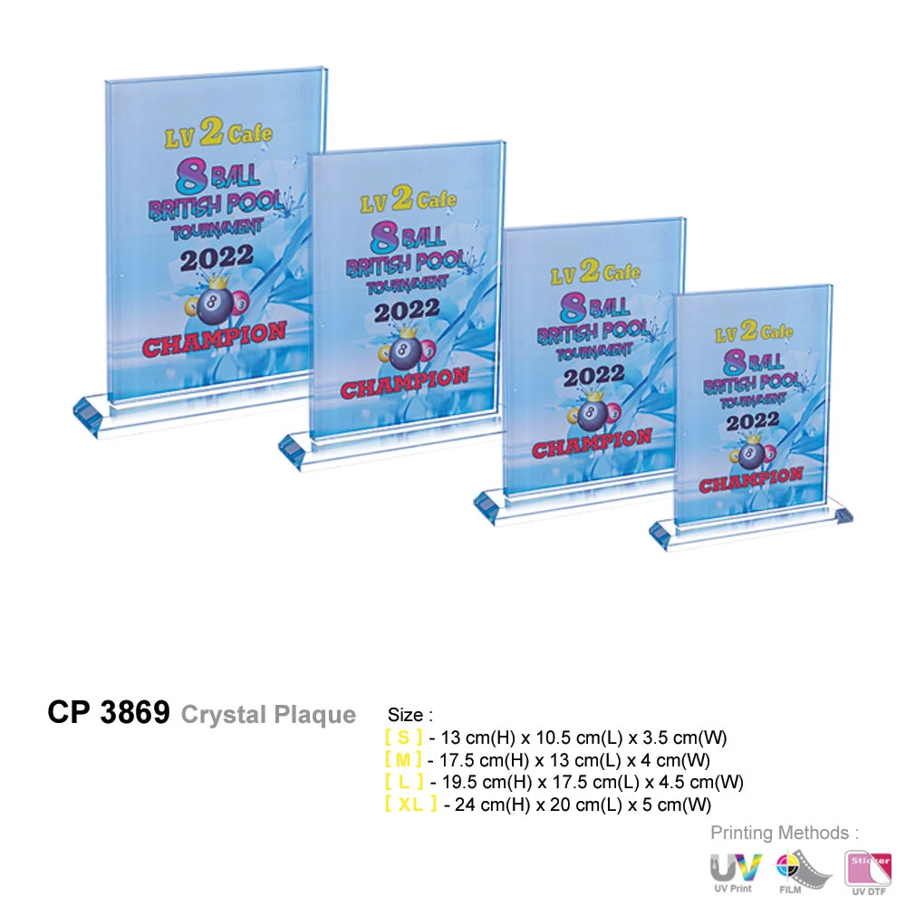 Crystal Plaque (CP3869)