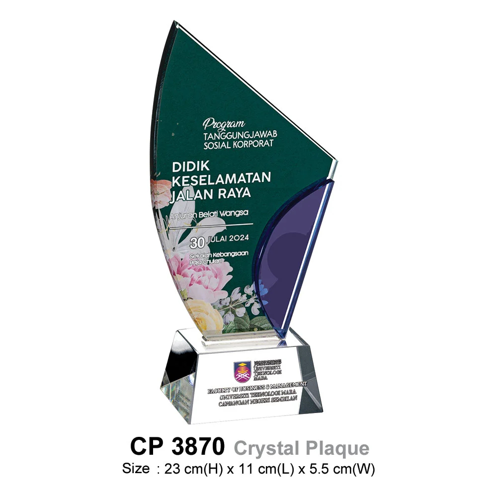 Crystal Plaque (CP3870)