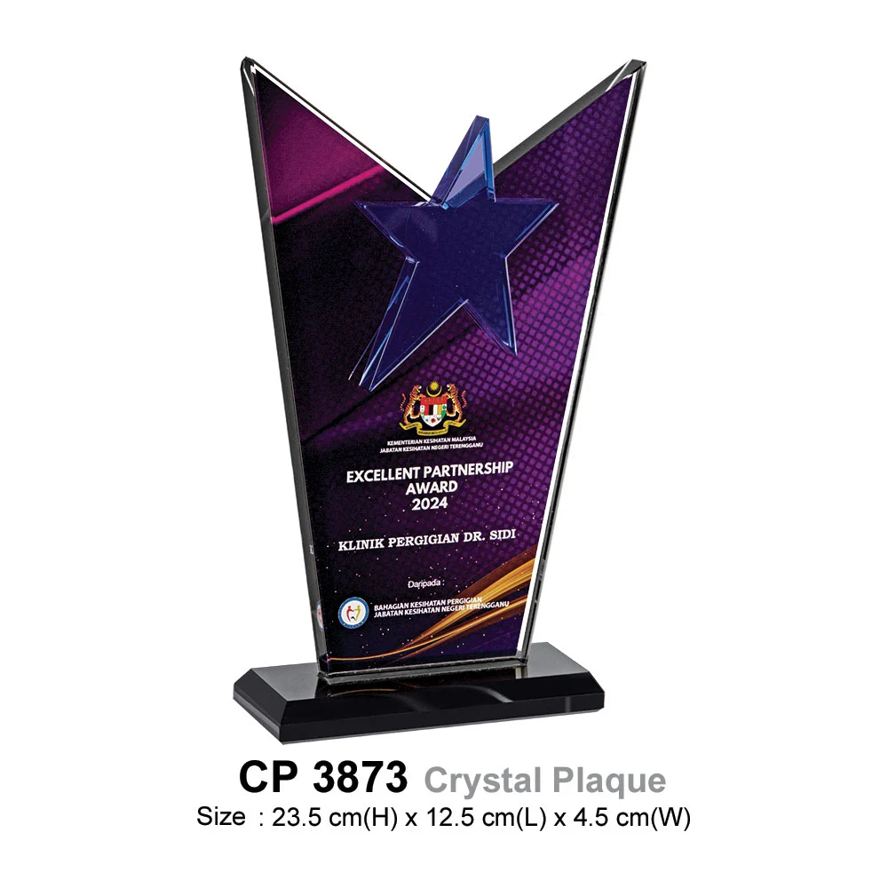 Crystal Plaque (CP3873)