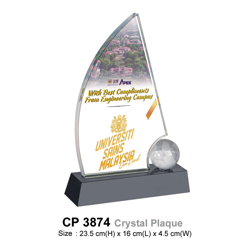 Crystal Plaque (CP3874)