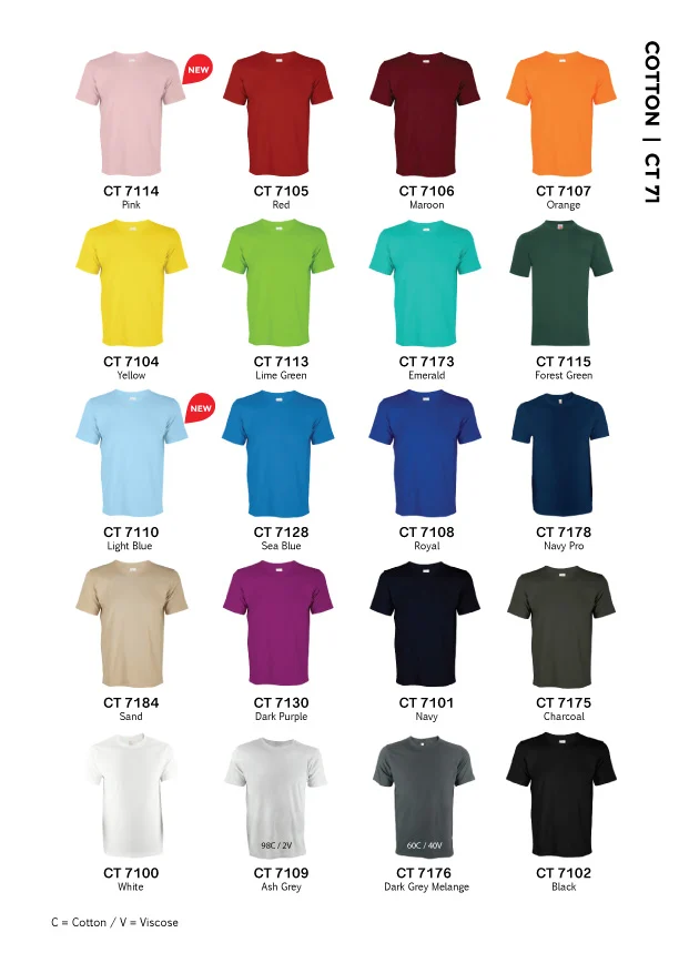 Superb Cotton T-shirt - 200gsm (CT71) - Image 2