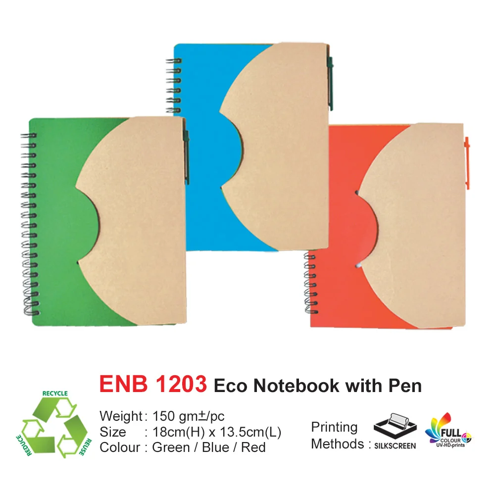 Eco Notebook with Pen (ENB1203)