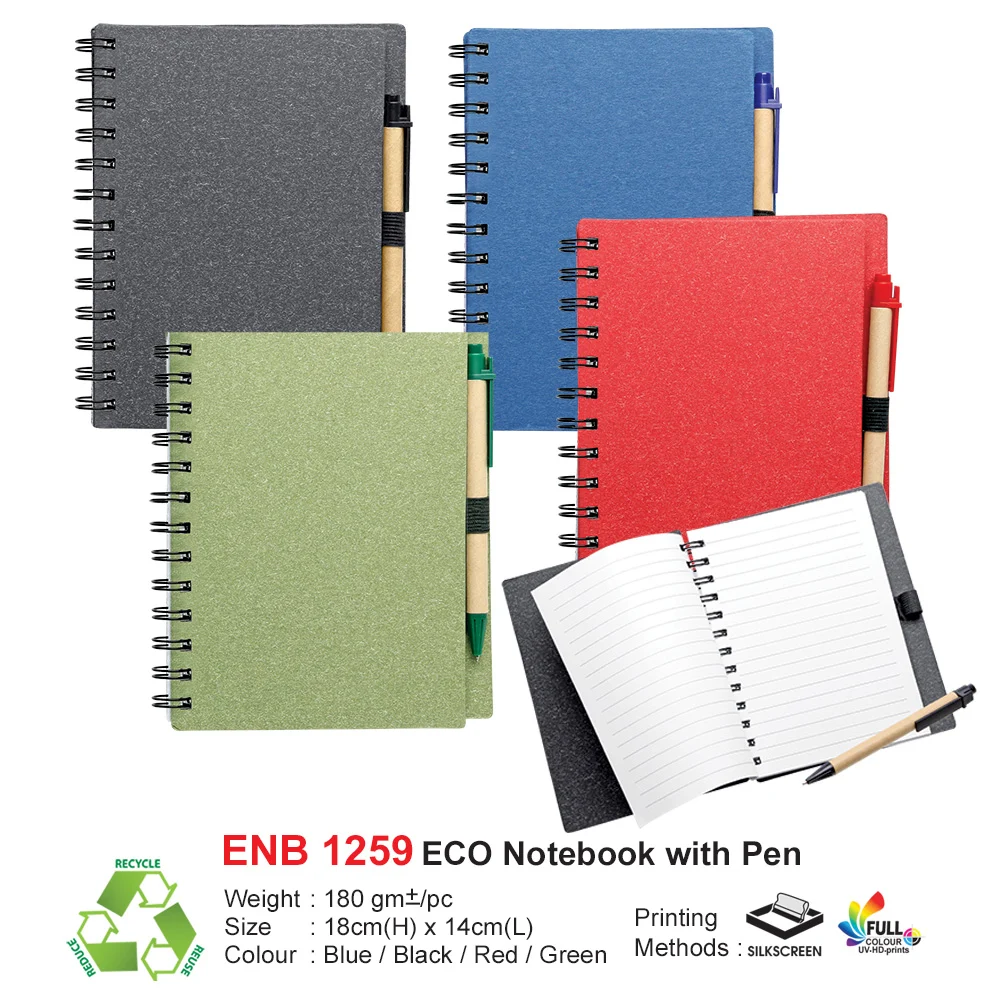 Eco Notebook with Pen (ENB1259)