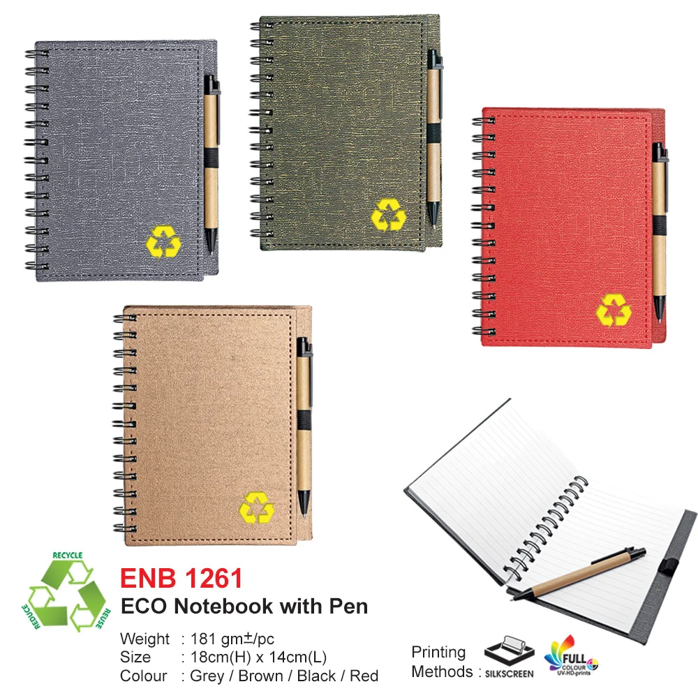 Eco Notebook with Pen (ENB1261)