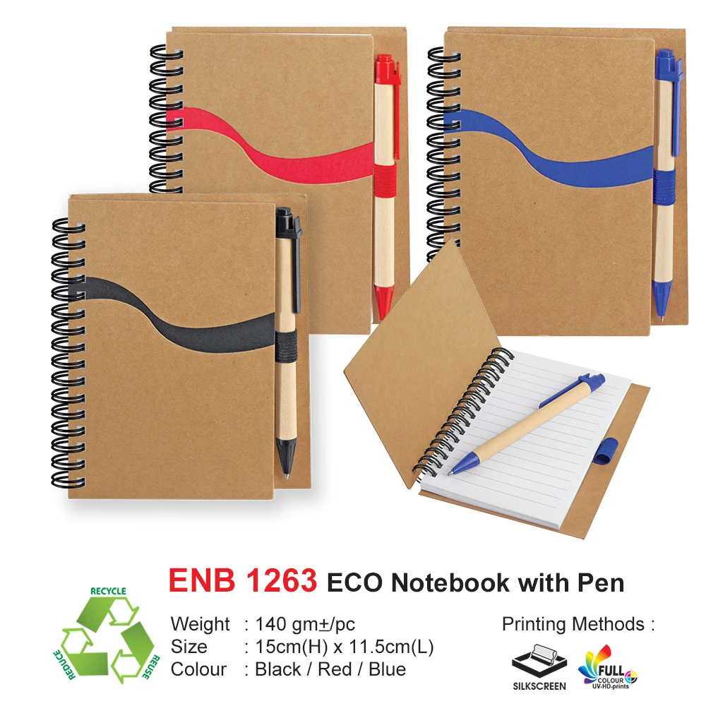 Eco Notebook with Pen (ENB1263)