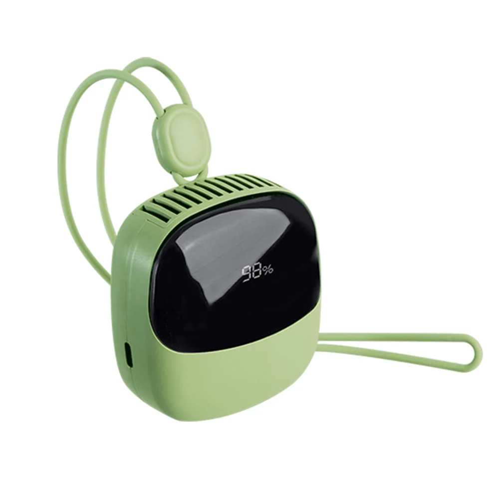Portable USB Rechargeable Hanging Neck Fan (FAN249) - Image 5
