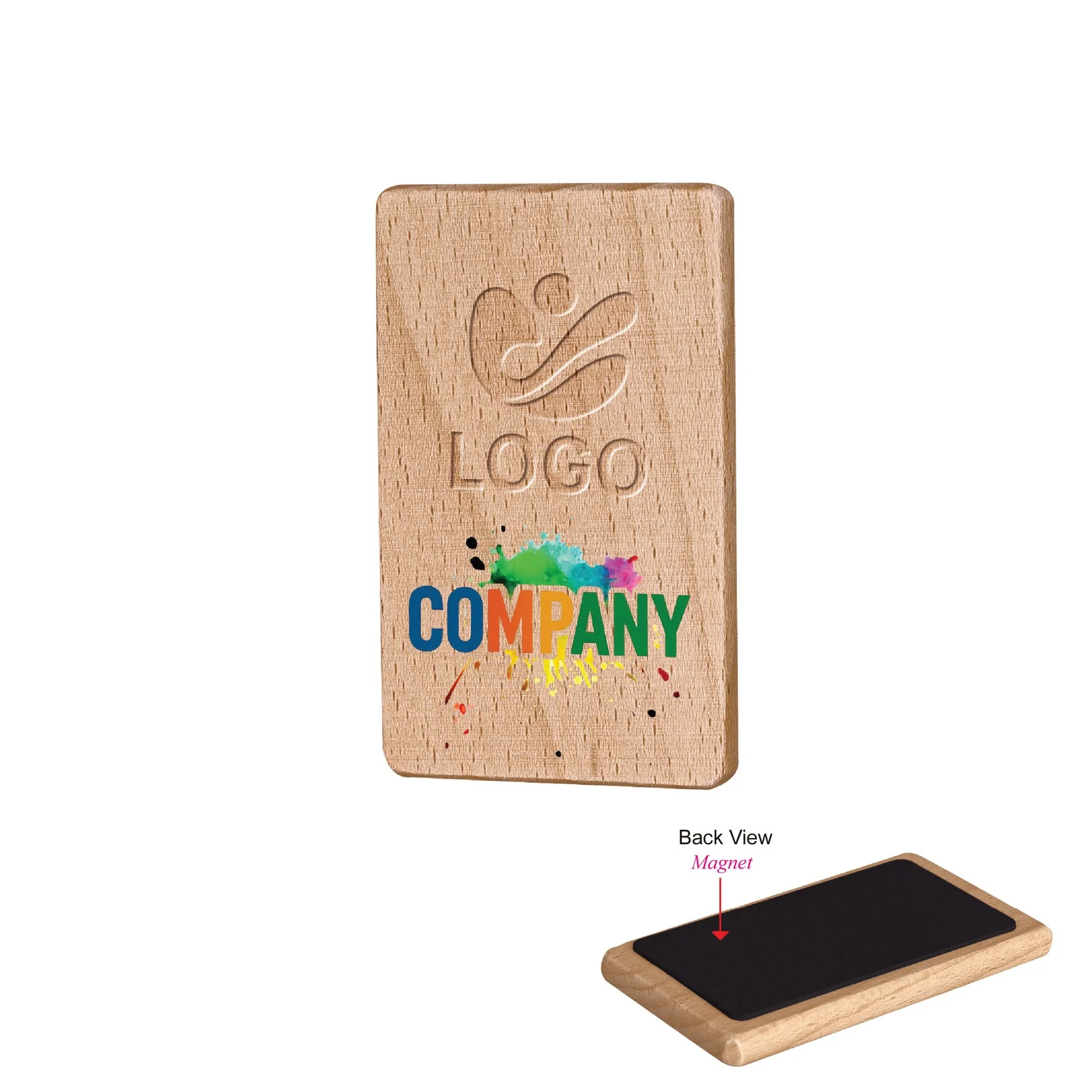 Wooden Fridge Magnet (FM61) - Image 2