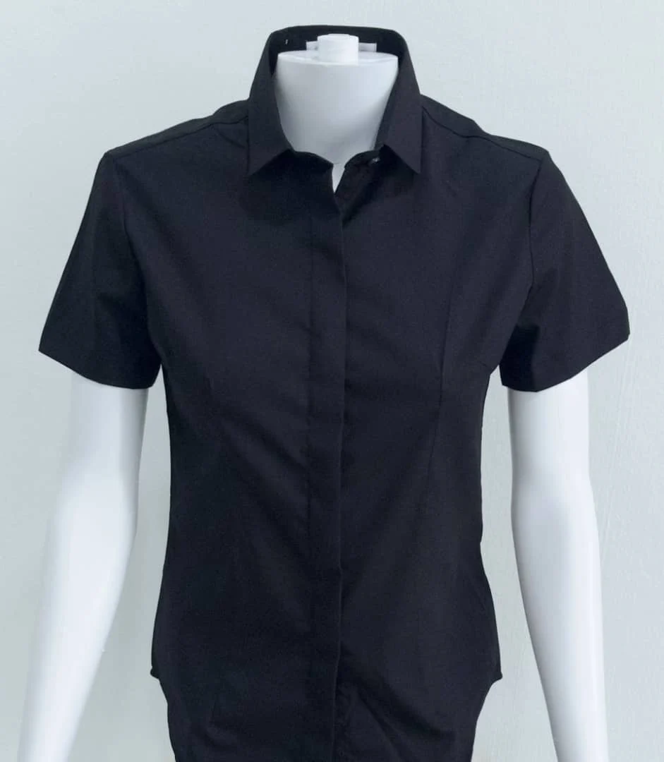 Female Anti-Wrinkle Corporate Short Sleeve Shirt (FTS2) - Image 5