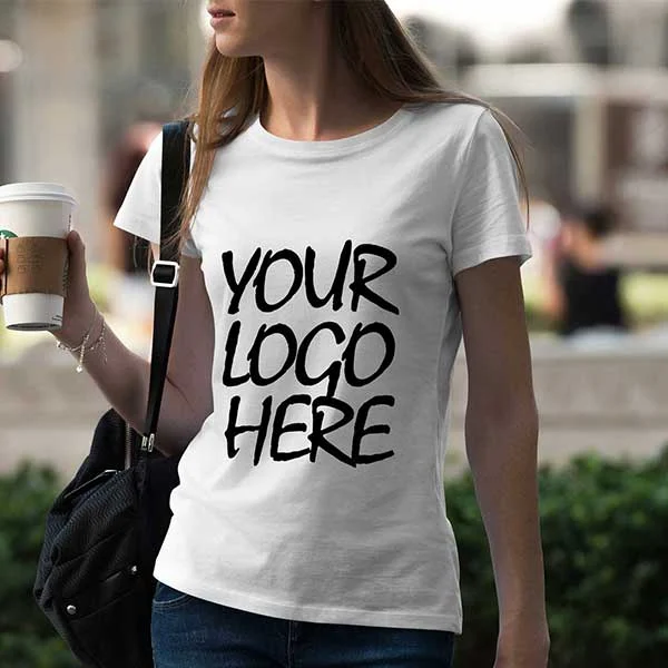Female-Model Female wearing T-shirt