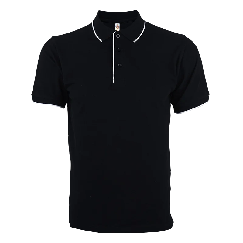 Tipped Collar & Cuff Honey Comb Polo - 220gsm (HC29) - Image 10