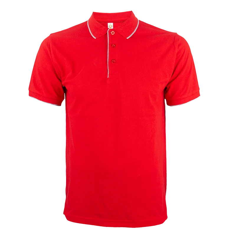 Tipped Collar & Cuff Honey Comb Polo - 220gsm (HC29) - Image 8