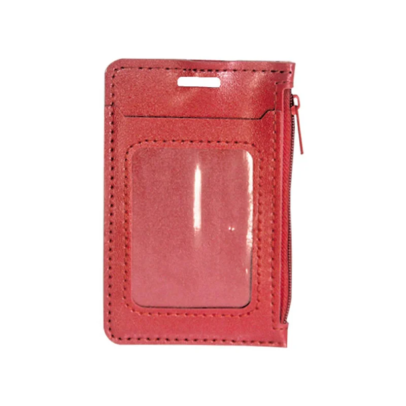 ID Card Holder with Zip Compartment - Image 2