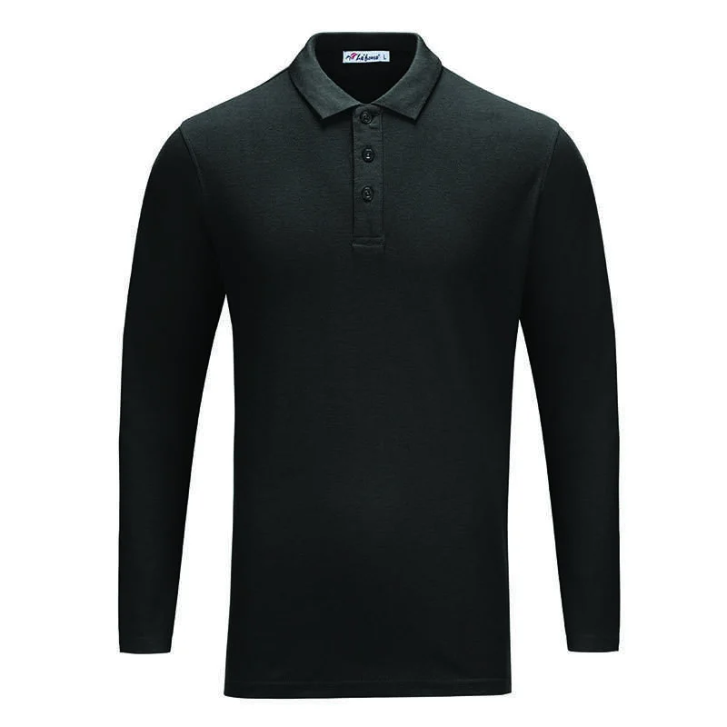 CVC Cotton Honeycomb Polo - Long Sleeve 210gsm (L02) - Image 7