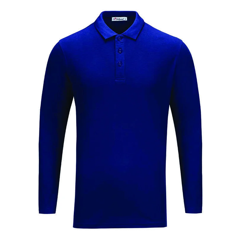 CVC Cotton Honeycomb Polo - Long Sleeve 210gsm (L02) - Image 6