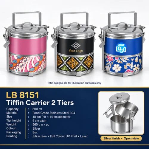 Tiffin Carrier 2 Tiers (LB8151)