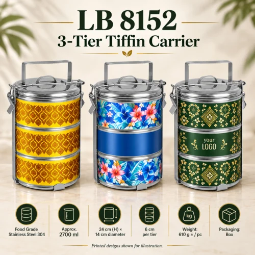 Tiffin Carrier 3 Tiers (LB8152)